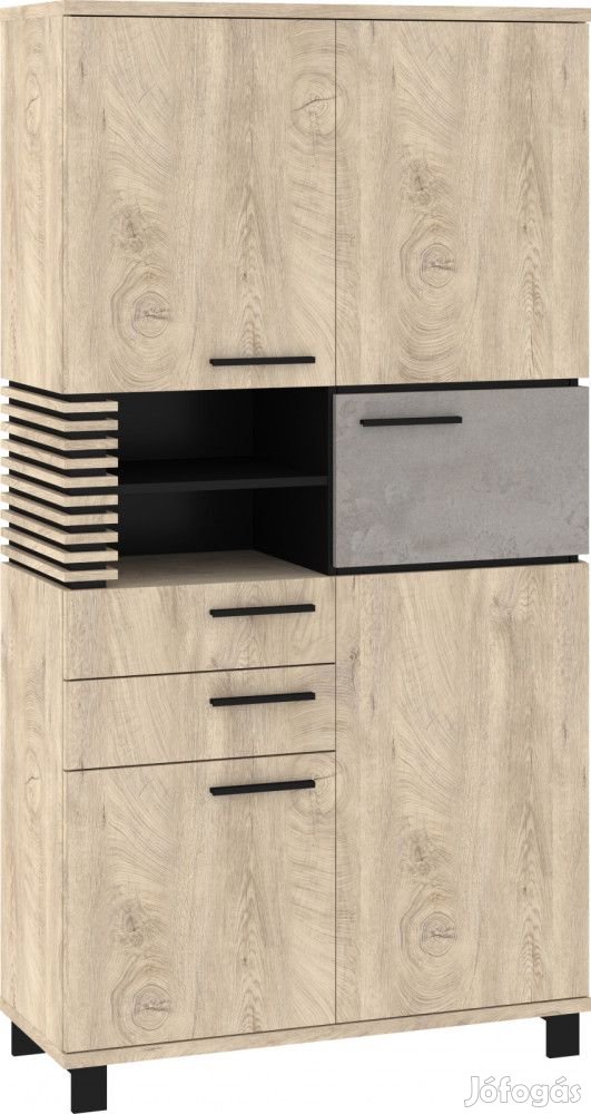 Lam-365 ruhásszekrény polcos