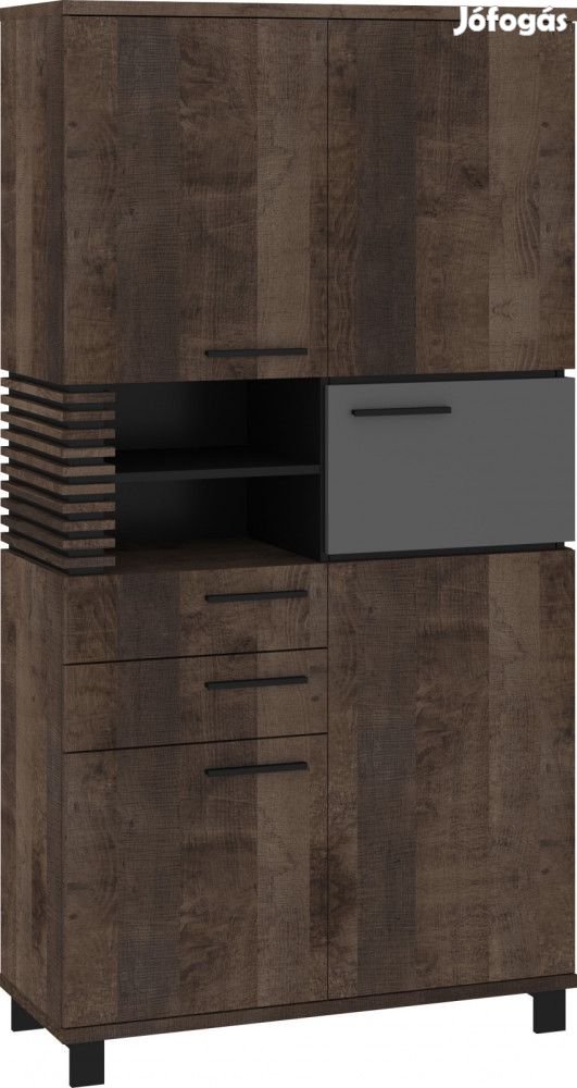 Lam-366 ruhásszekrény polcos