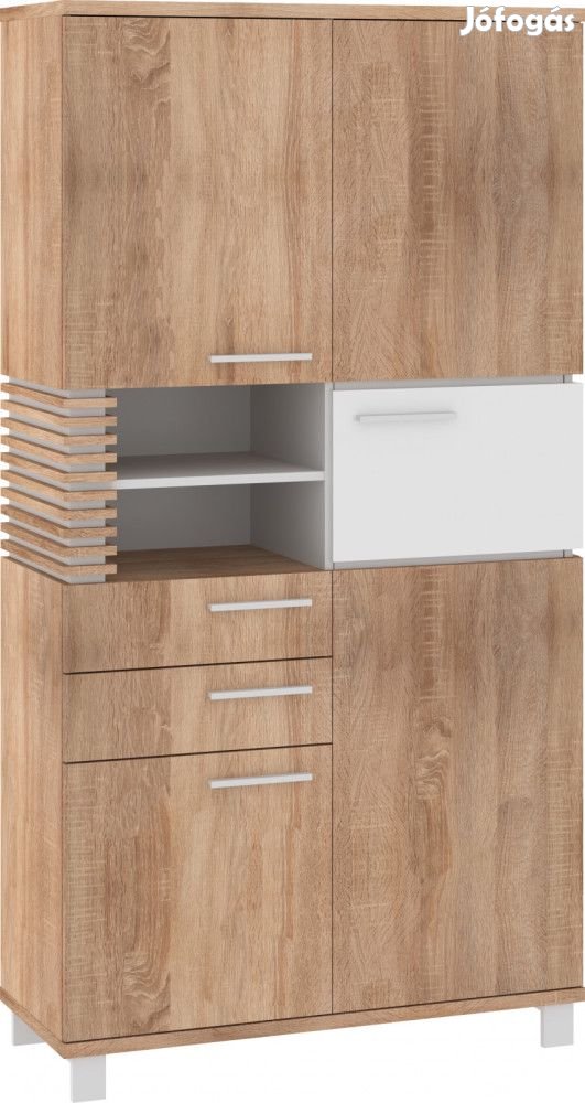 Lam-368 ruhásszekrény polcos