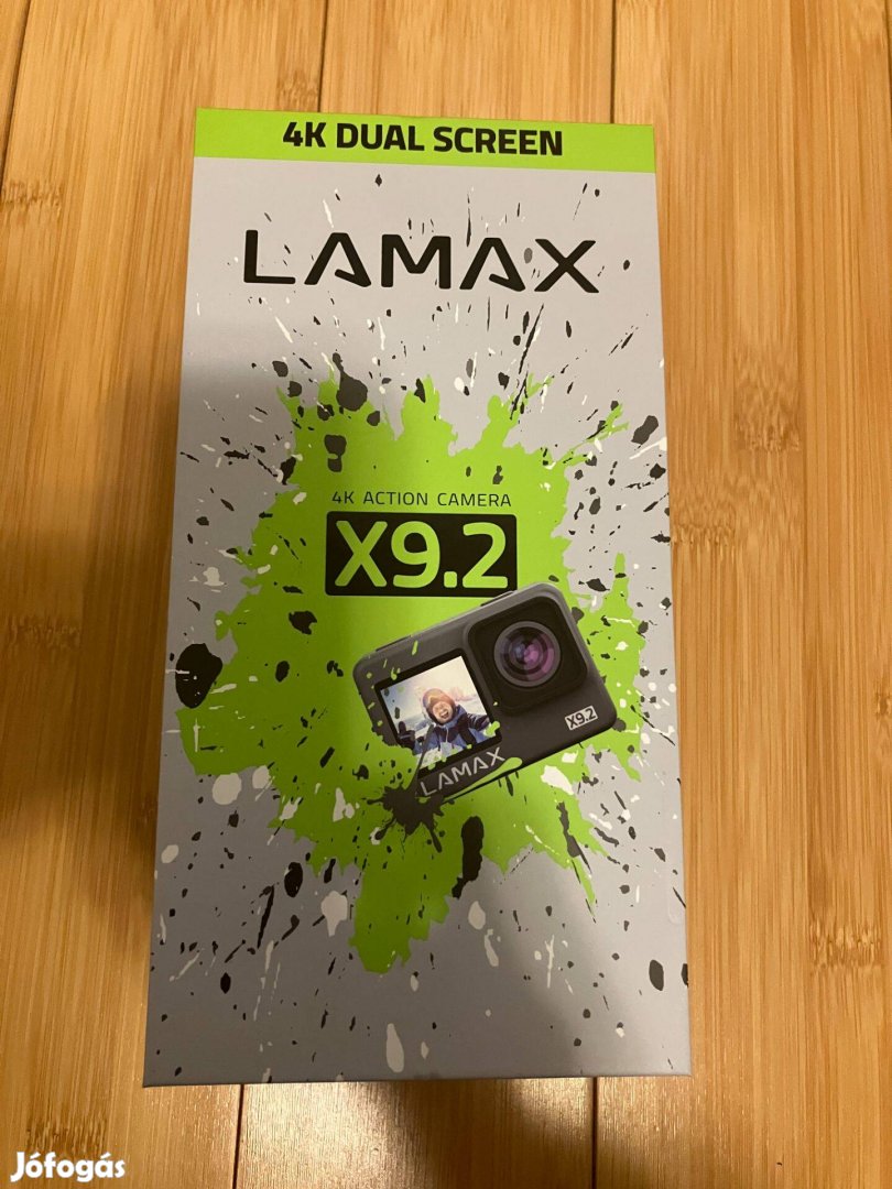 Lamax X9.2 akciókamera összes tartozékával, dobozában eladó