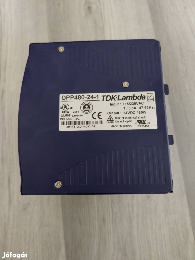Lambda DPP480-24-1 24 voltos táp
