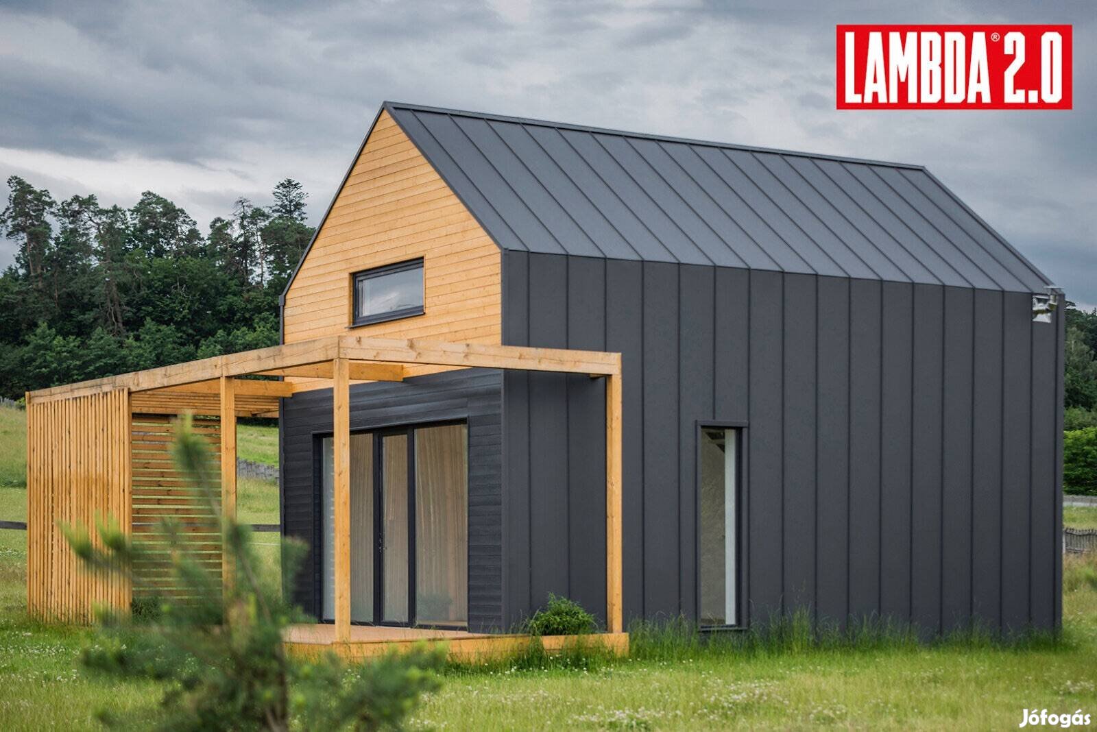 Lambda előkorcolt tetőlemez egyedi méretre gyártva 3.850 Ft+áfa/m2-től