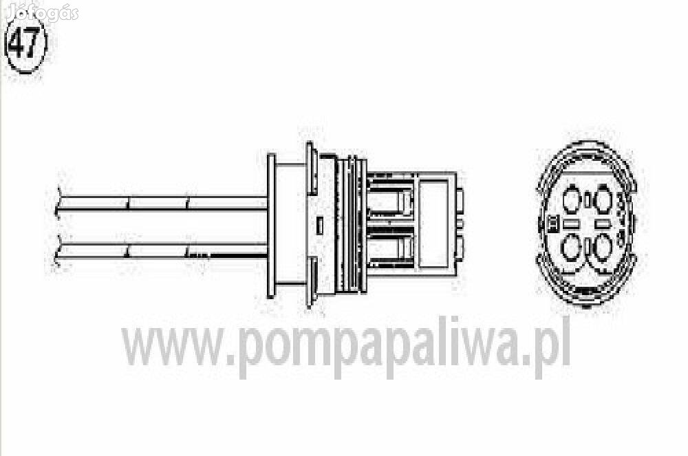 Lambda szonda Mercedes Vaneo 414 1.6 1.9