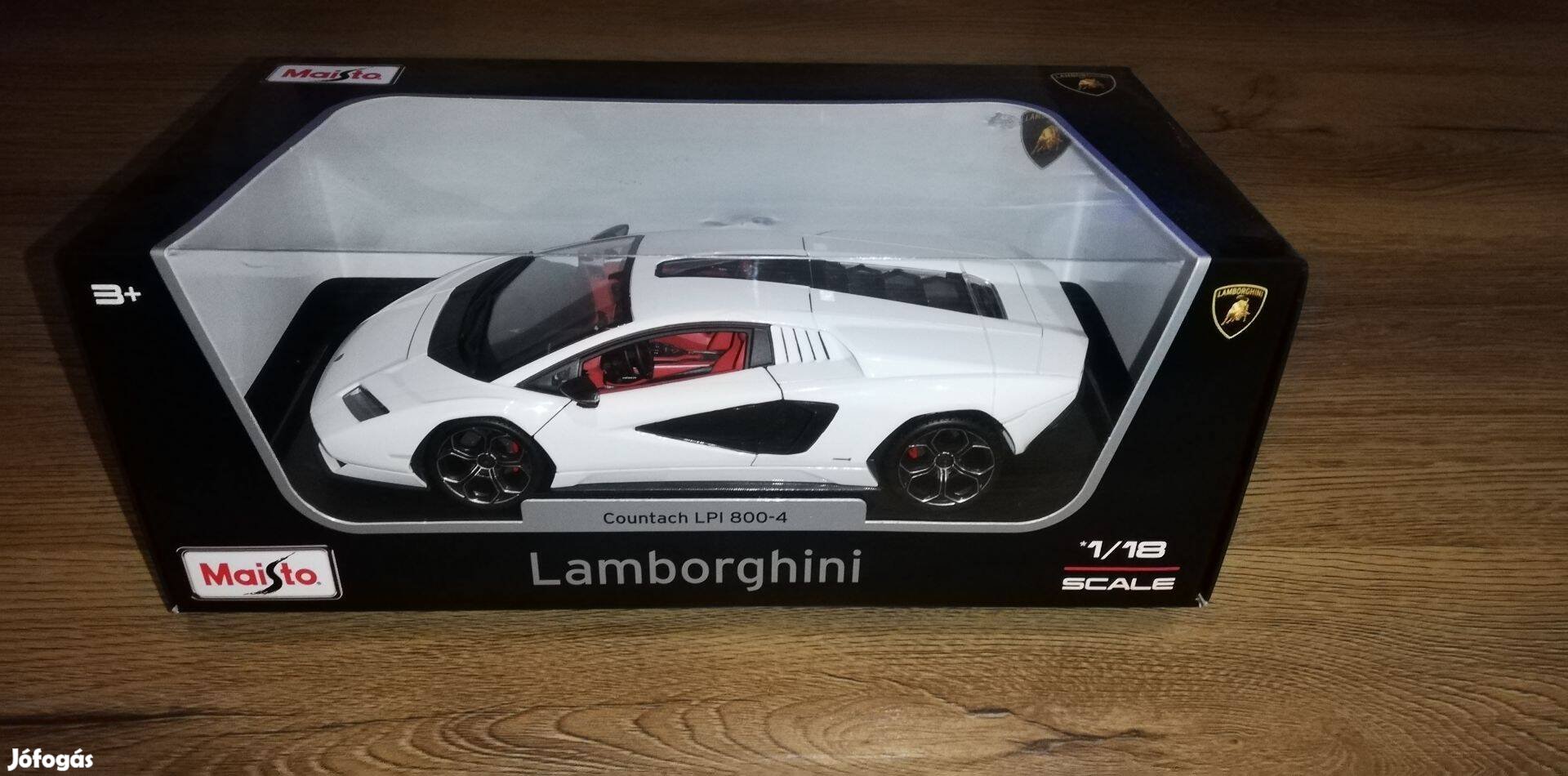 Lamborghini Countach 1:18 1/18 Új-bontatlan modell