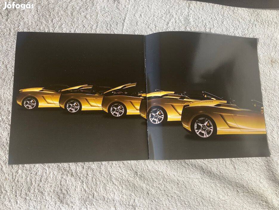 Lamborghini Gallardo Spyder prospektus, katalógus + CD