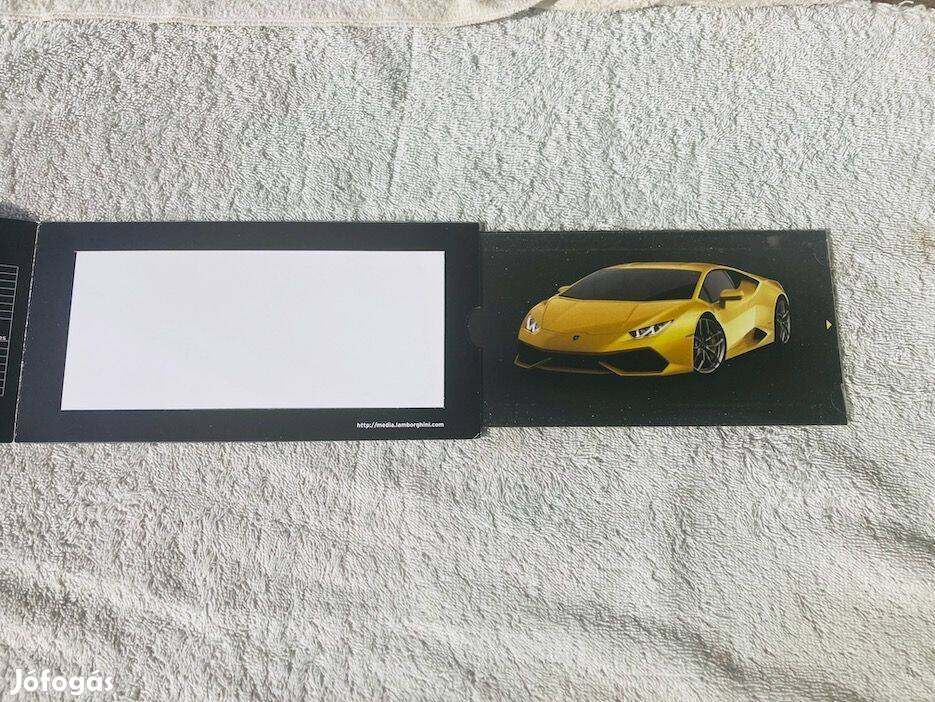 Lamborghini Huracan prospektus, brossúra