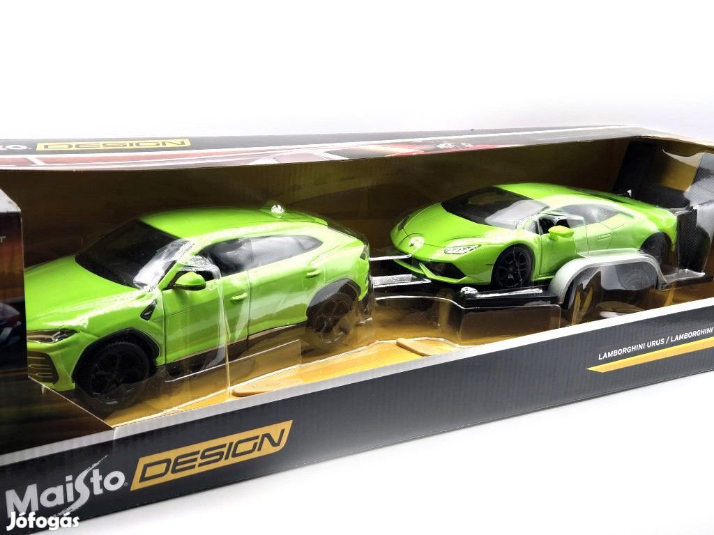 Lamborghini Urus + Lamborghini Huracan tréleren tréler -  Maisto - 1: