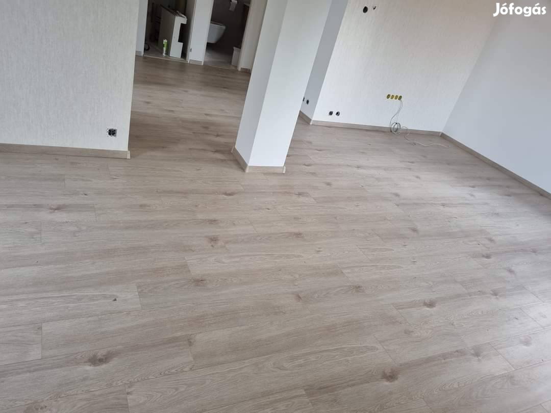 Laminalt parketta fektetés!