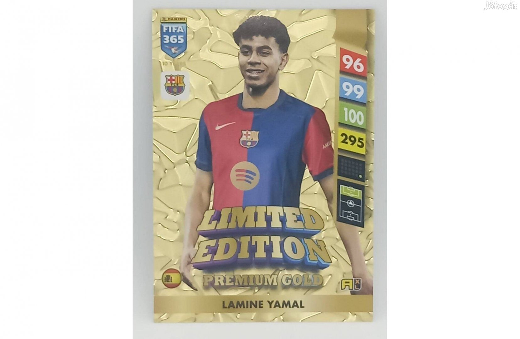 Lamine Yamal Premium Gold Limited Edition Fifa 365 2025 focis kártya