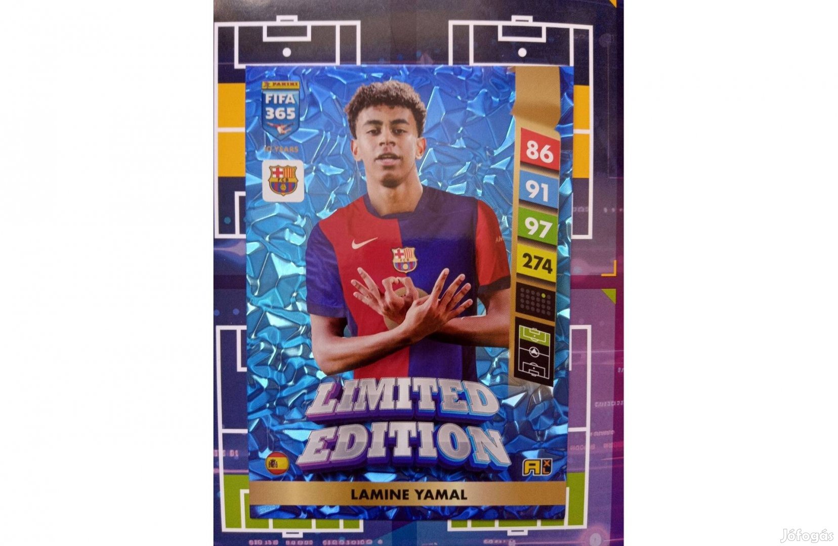 Lamine Yamal (FC Barcelona) Fifa 365 2025 XXL Limited focis kártya