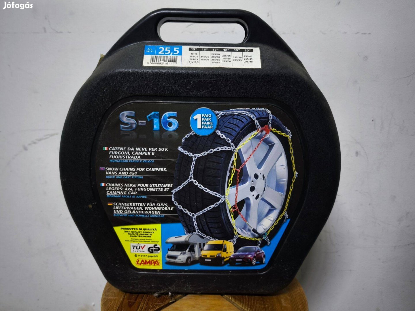 Lampa S-16 Van & SUV, Gr.25,5 hólánc eladó - új