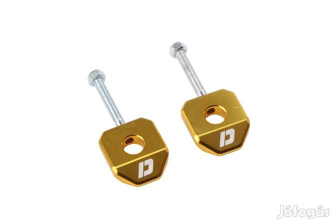 Láncfeszítő kerék tengely 12mm Doppler Alu CNC arany Derbi / Gilera /