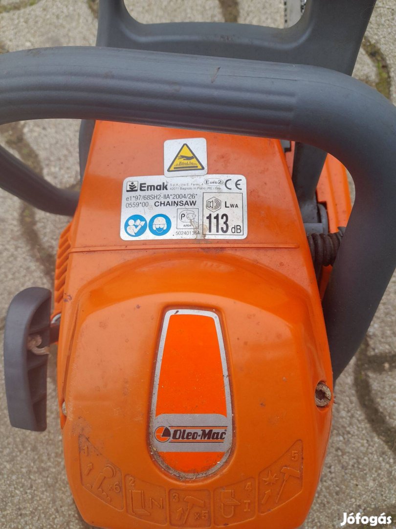 Láncfűrész Oleo Mac GS-350 eladó