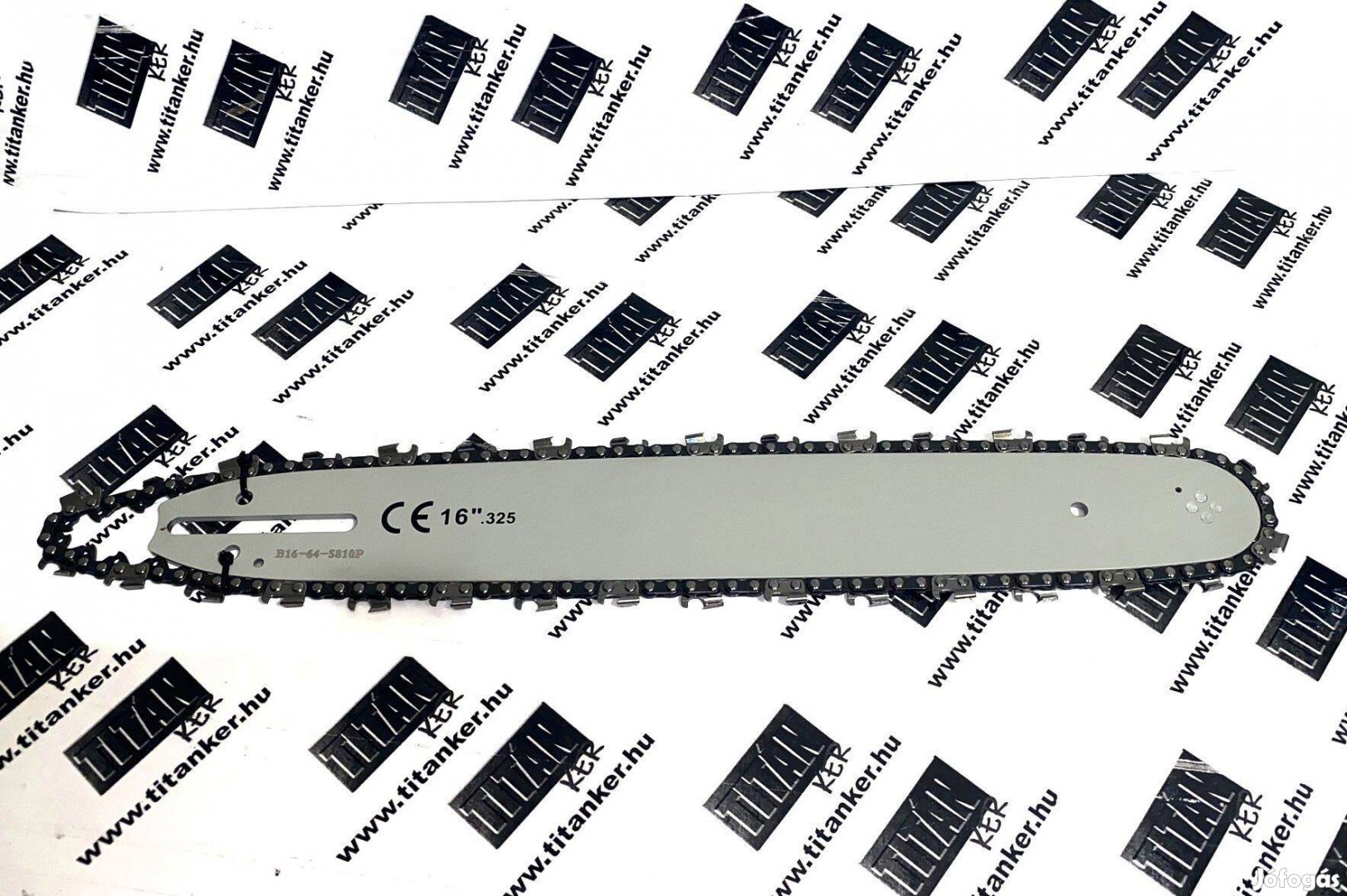 Láncfűrész láncvezető+lánc szett 64 szem 1,5mm 0,325