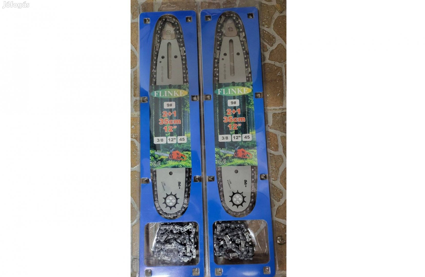 Láncfűrész láncvezető szett 12"-os / 30cm / 3/8"-os / 1,3mm