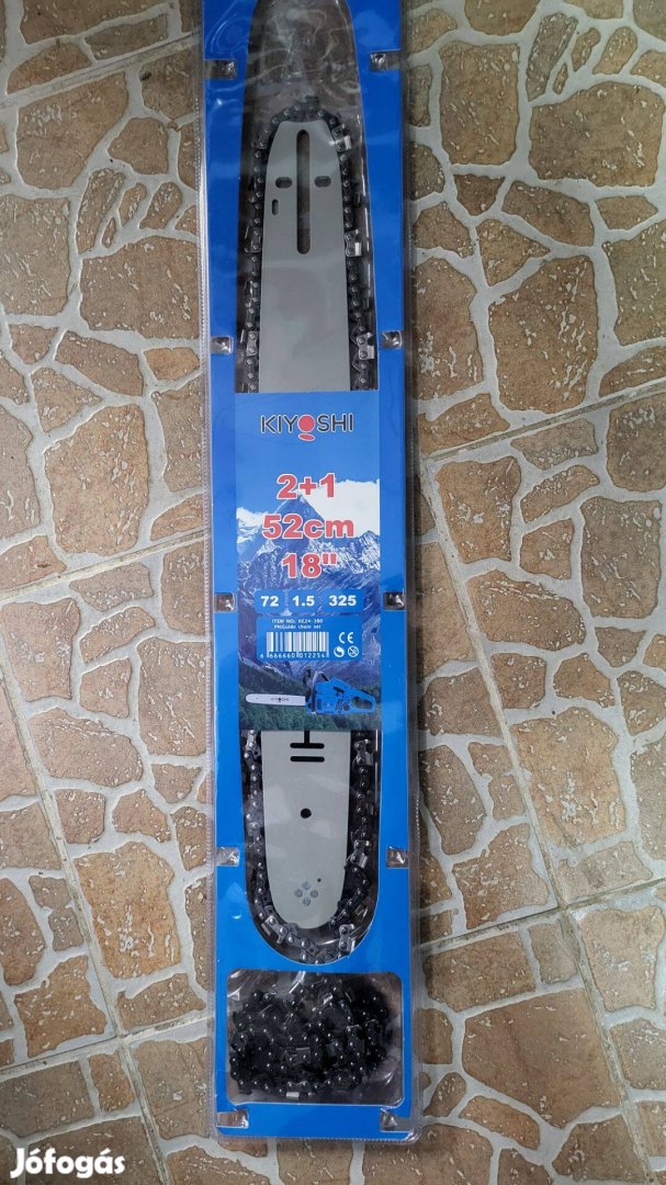Láncfűrész láncvezető szett 325 / 45cm 1db vezető + 2db lánc egyben