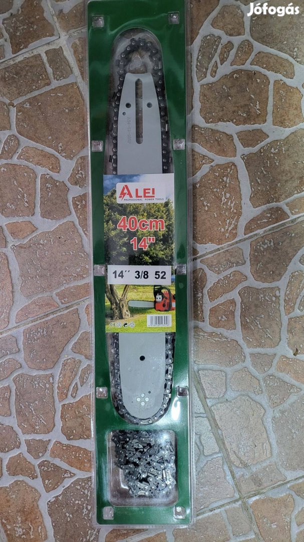 Láncfűrész láncvezető szett 3/8" / 35cm 1db vezető + 2db lánc
