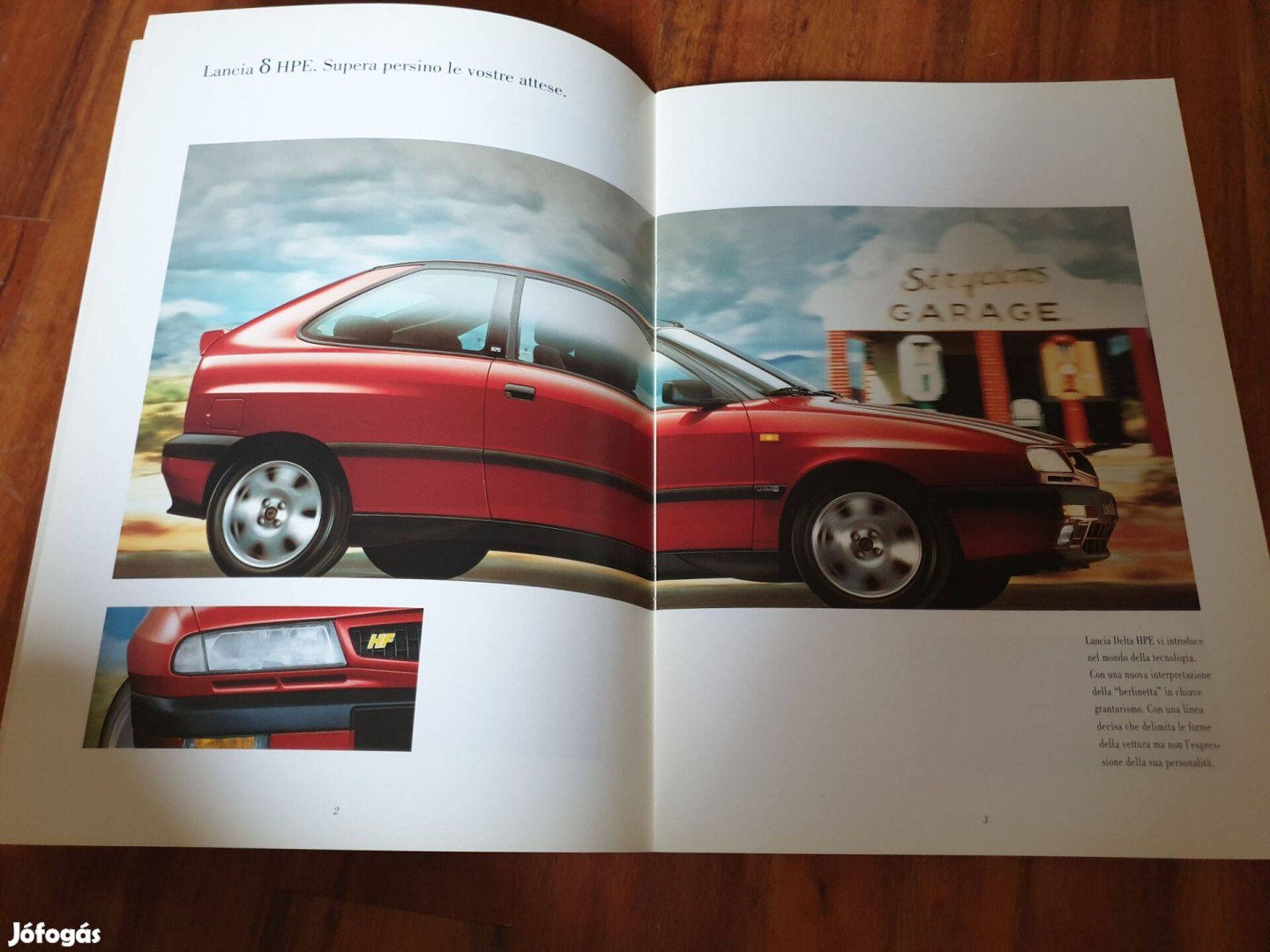 Lancia DELTA HPE Prospektus 1996 Olasz Nyelv