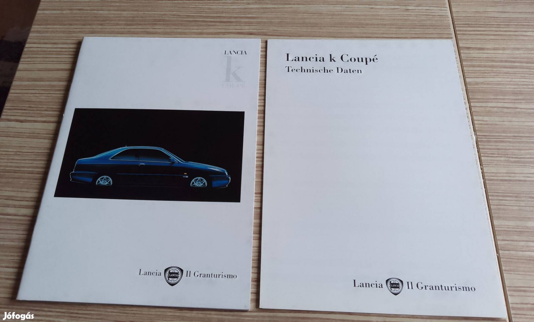 Lancia Kappa coupe (1997) hibátlan prospektus, katalógus.