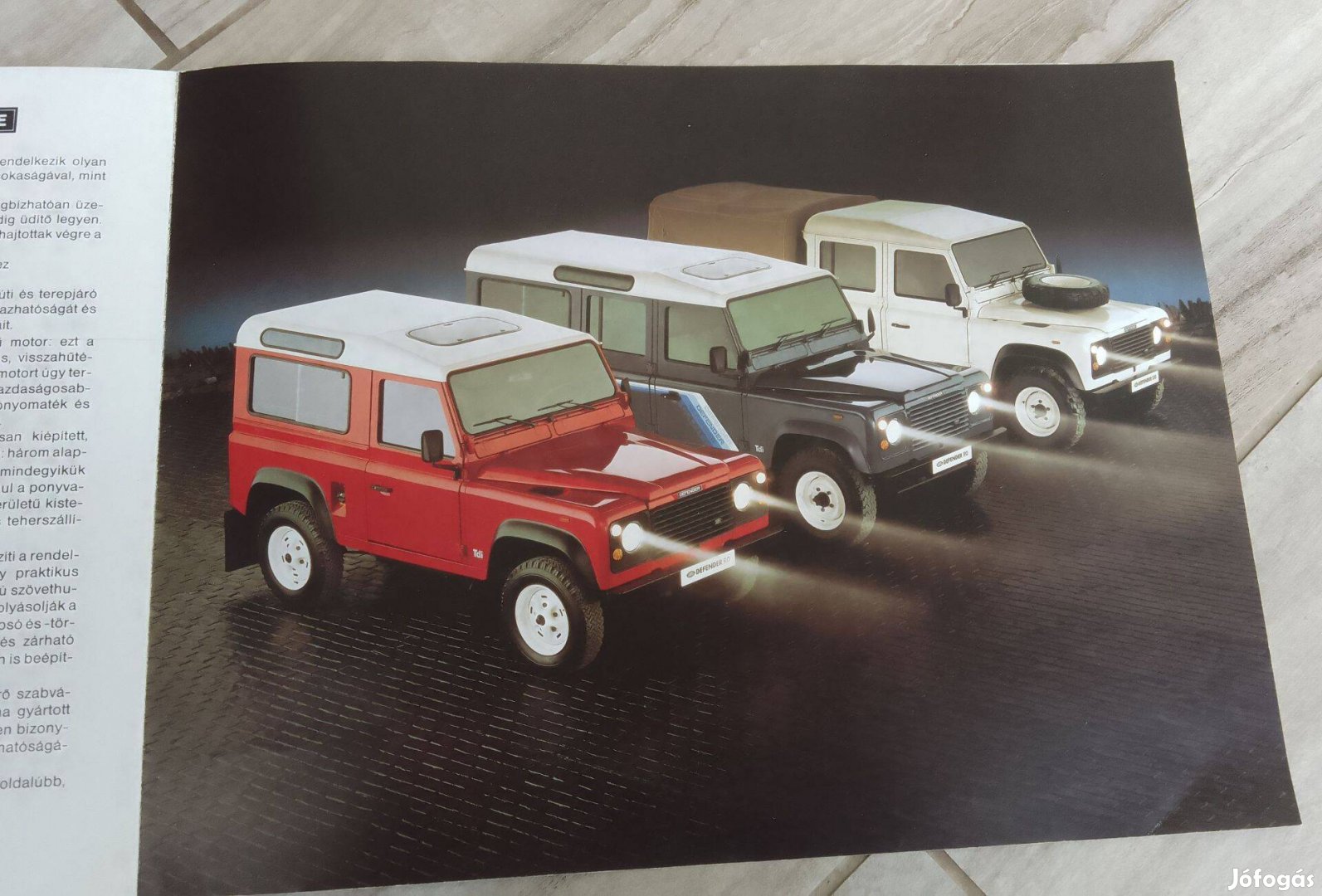 Land Rover Defender magyar prospektus, katalógus