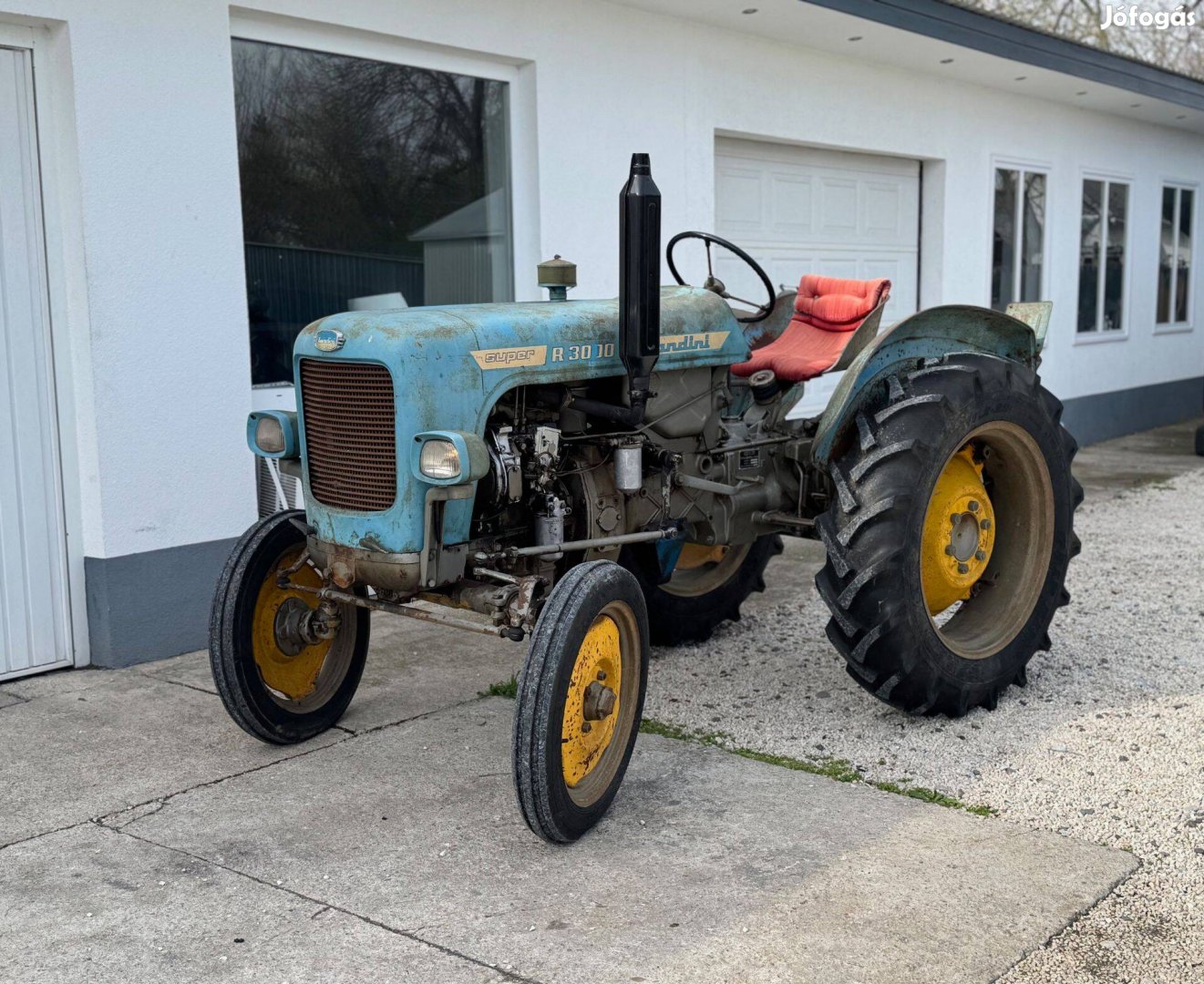 Landini R 3000 Super traktor gyári fűkaszával 1967