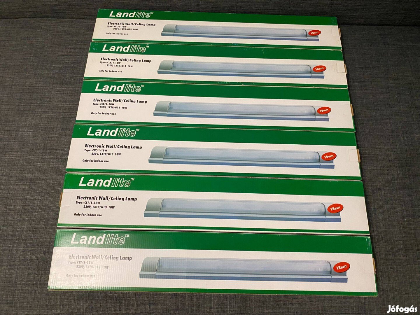 Landlite CLT/1-18W beltéri lámpa 3 darab