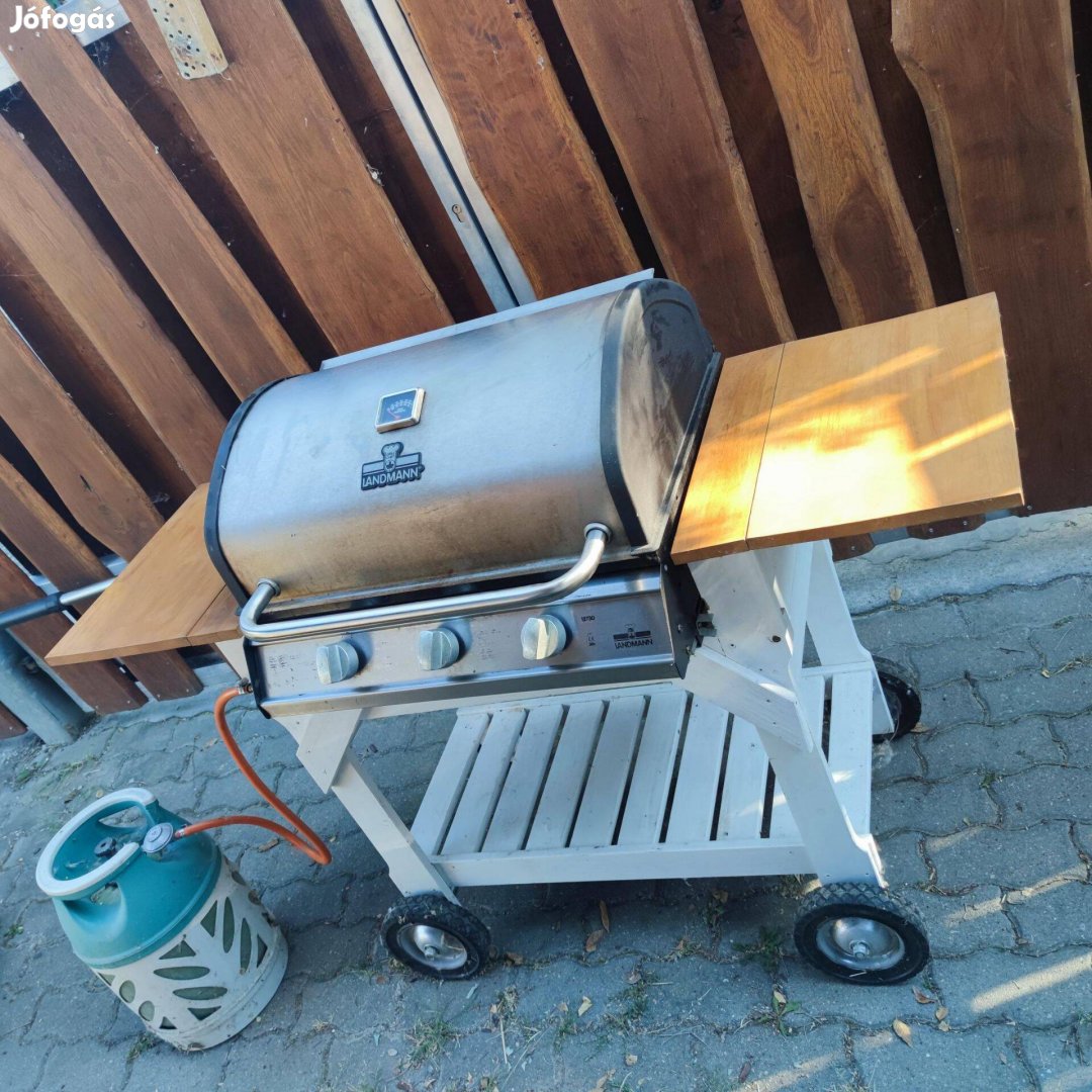 Landmann 12730 öntött vasas gázgrill 3 égős grill