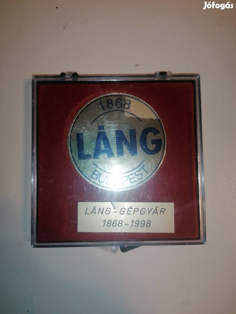 Láng gépgyár plaket