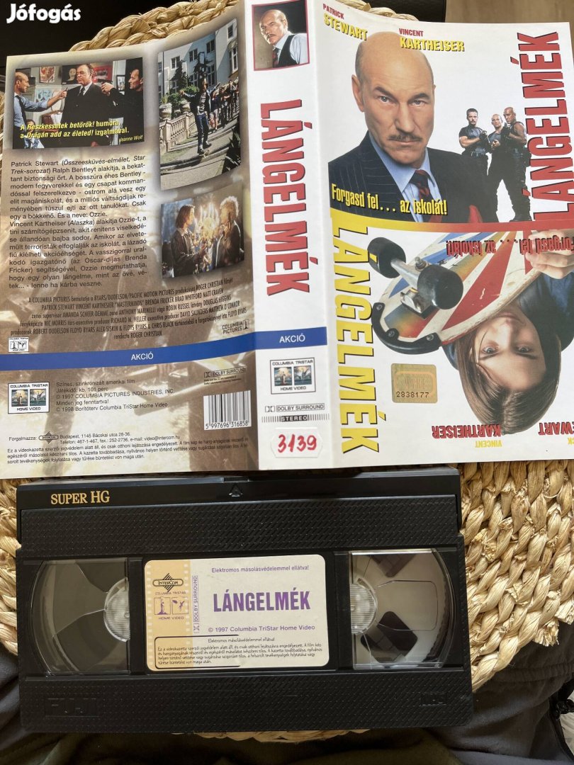 Lángelmék vhs. 