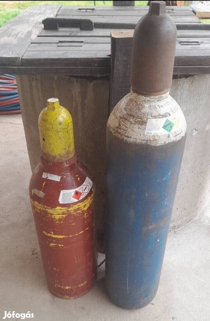 Lánghegeaztő gáz palackok