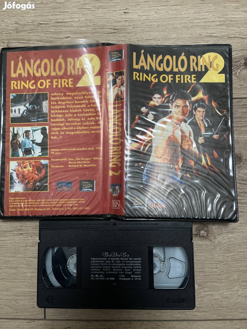 Lángoló ring 2 vhs 