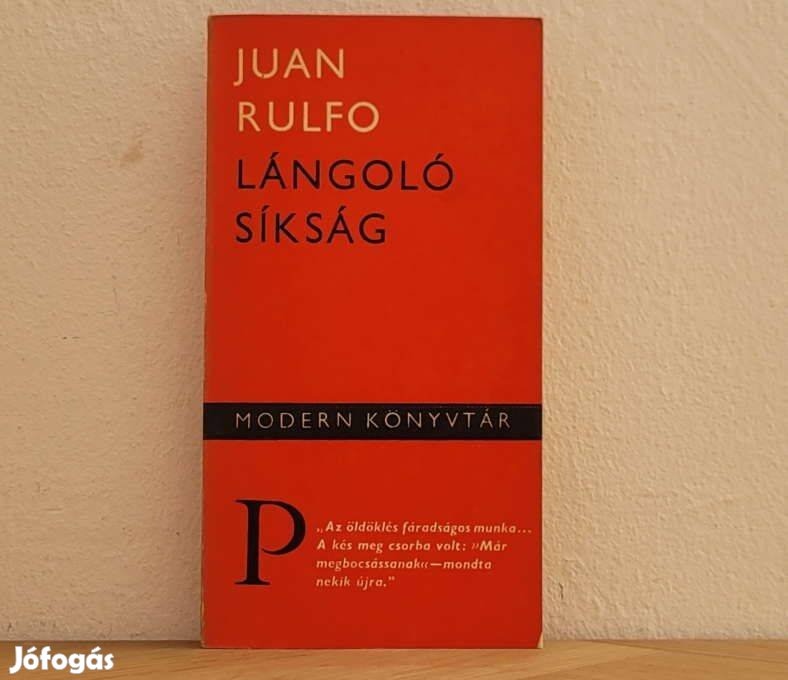 Lángoló síkság - Juan Rulfo könyv eladó