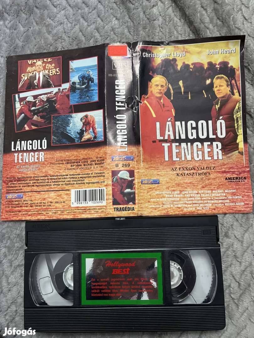 Lángoló tenger vhs kistok tragédia