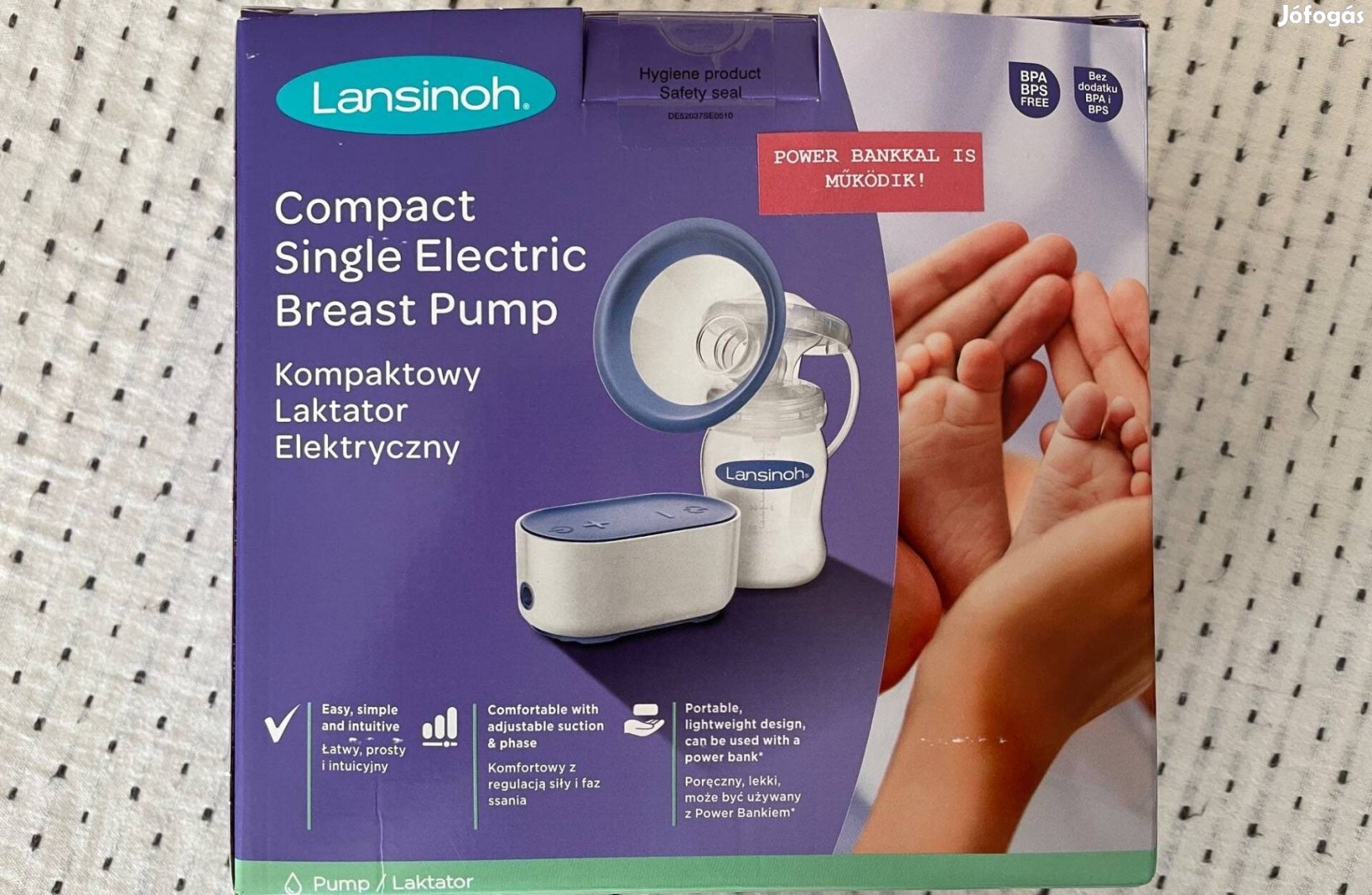 Lansinoh Compact elektromos mellszívó
