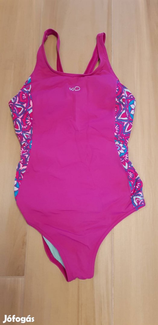 Lány Decathlon rózsaszín úszódressz fürdőruha szett 12 év
