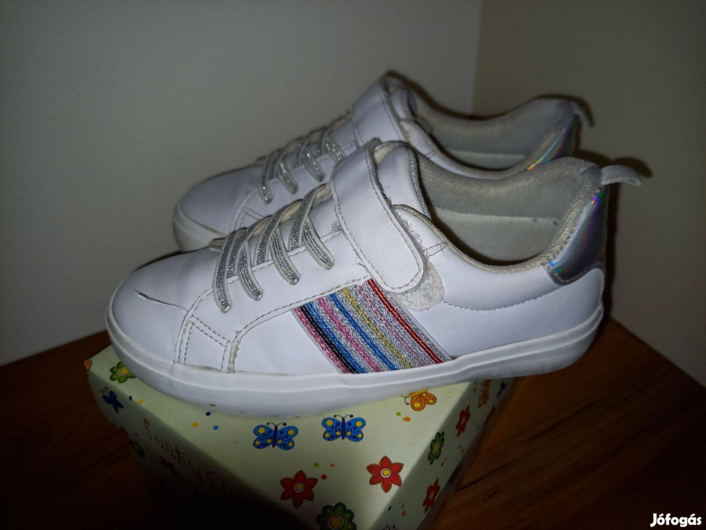 Lány cipő utcai sportcipő 29 fehér Funky Girls