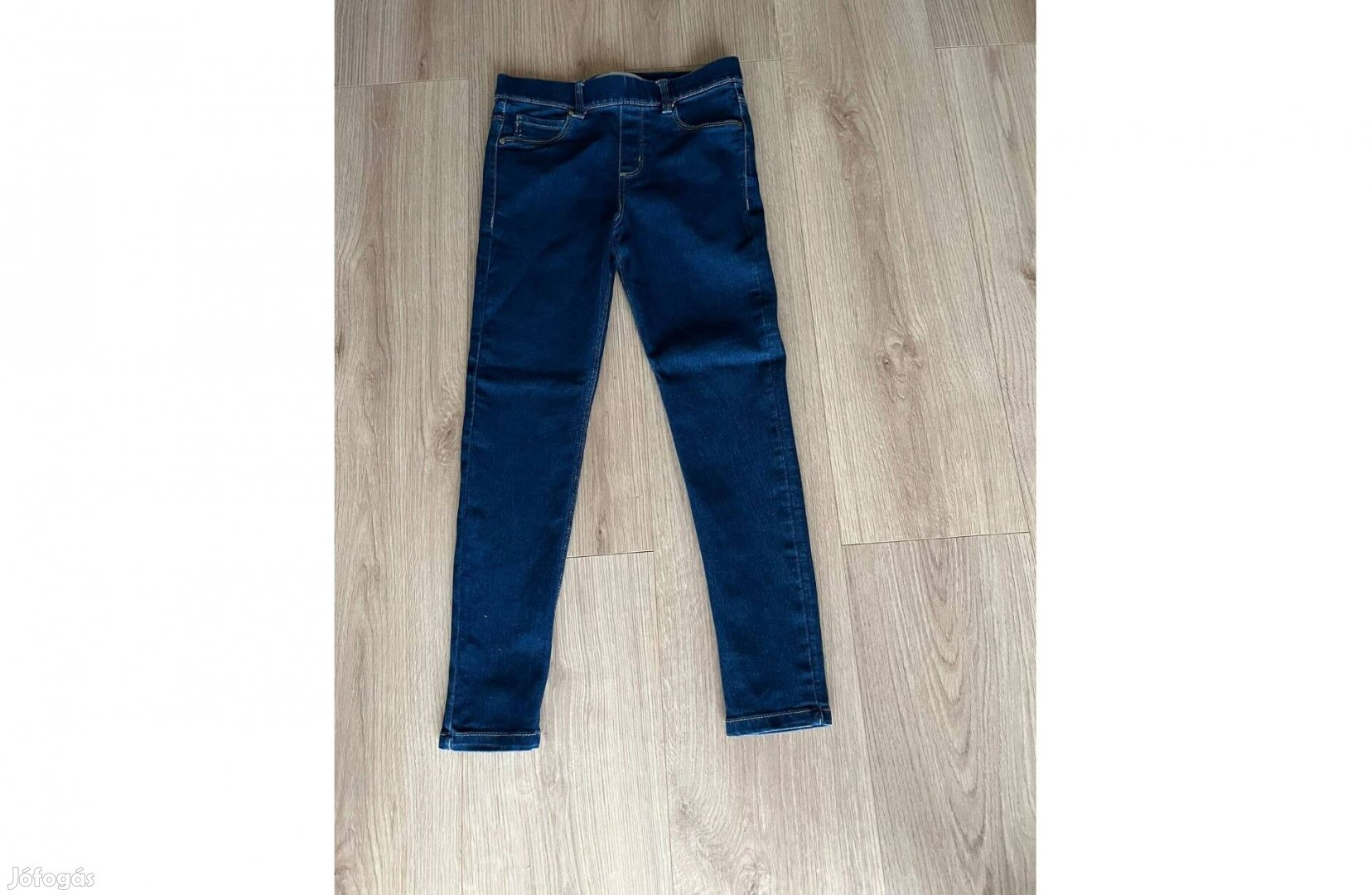 Lány nadrág leggings sötékék skinny 8-9 éves 128 134