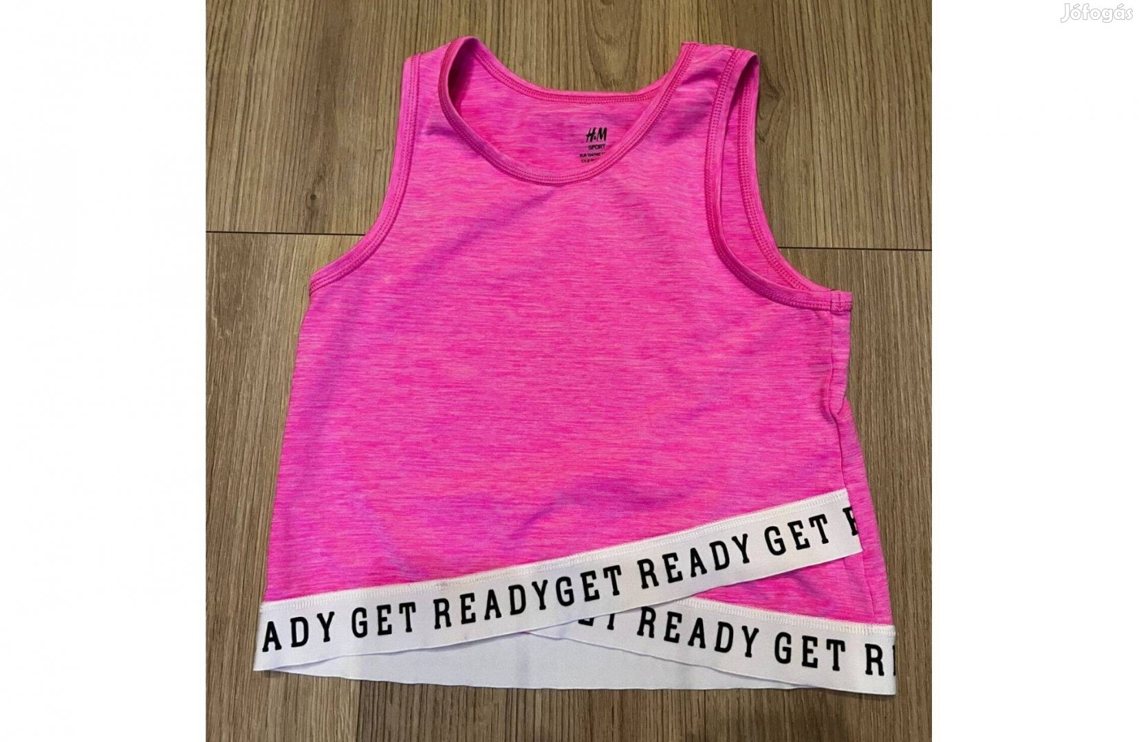 Lány póló ujjatlan edző sport torna HM 134 140