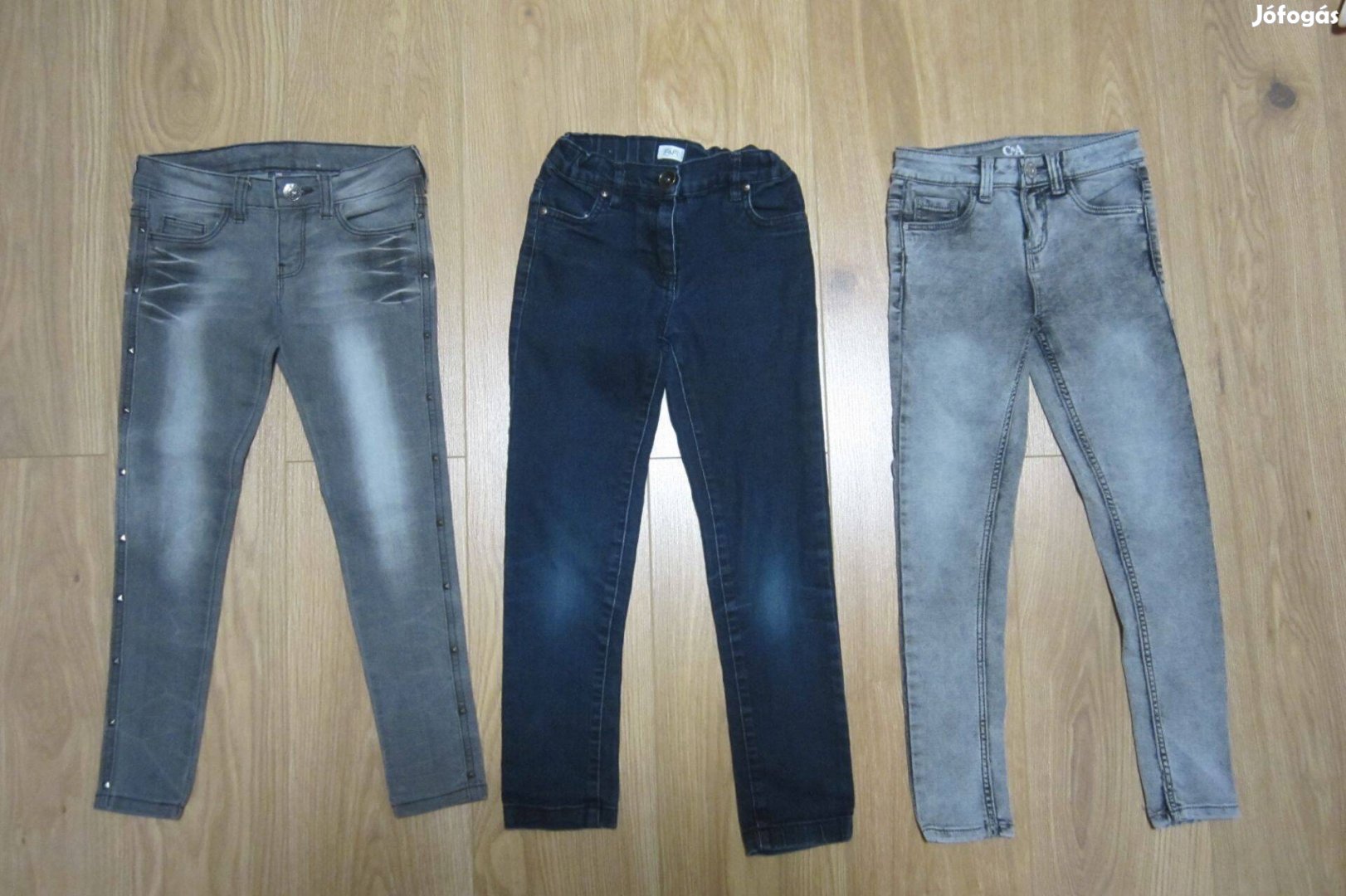 Lányka farmernadrág 128-as méret