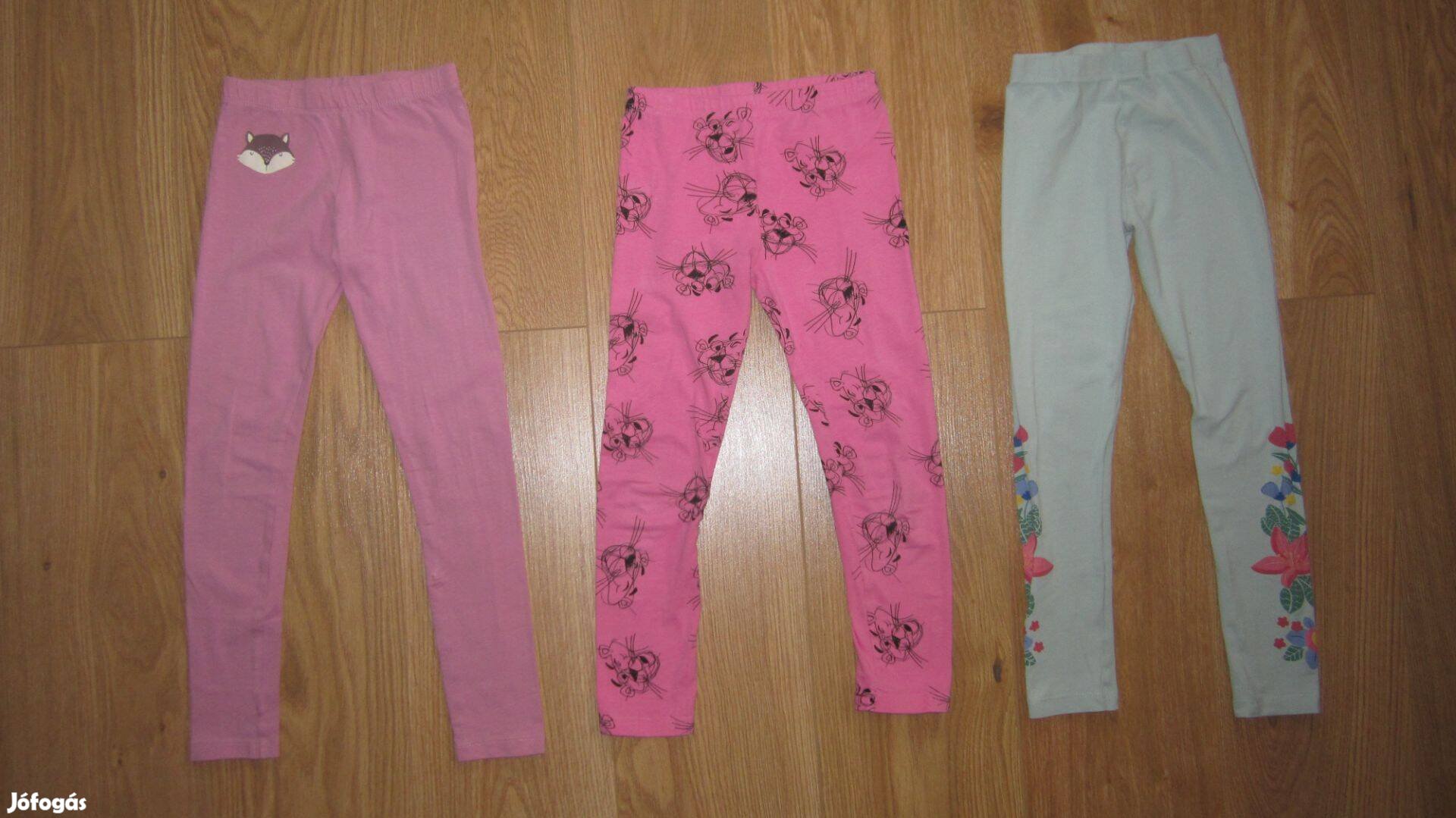 Lányka leggings 128-as méretben