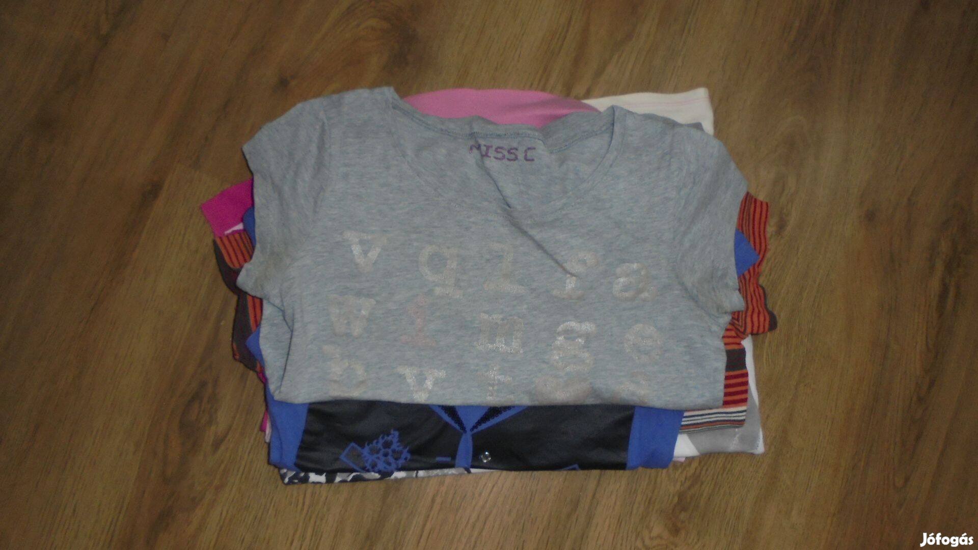 Lányka rövid ujjú póló többféle - 146 - 152 - játszósnak