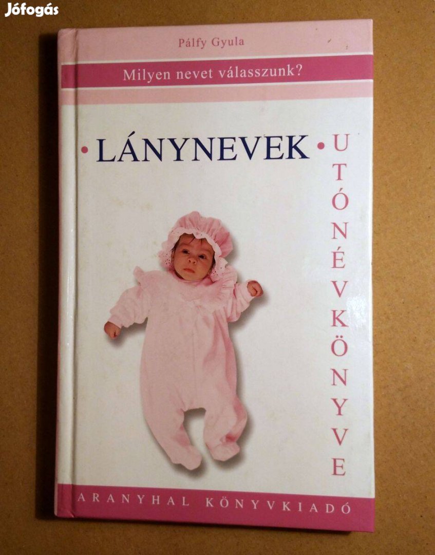 Lánynevek Utónévkönyve (Pálfy Gyula) 2003 (újszerű) 8kép+tartalom