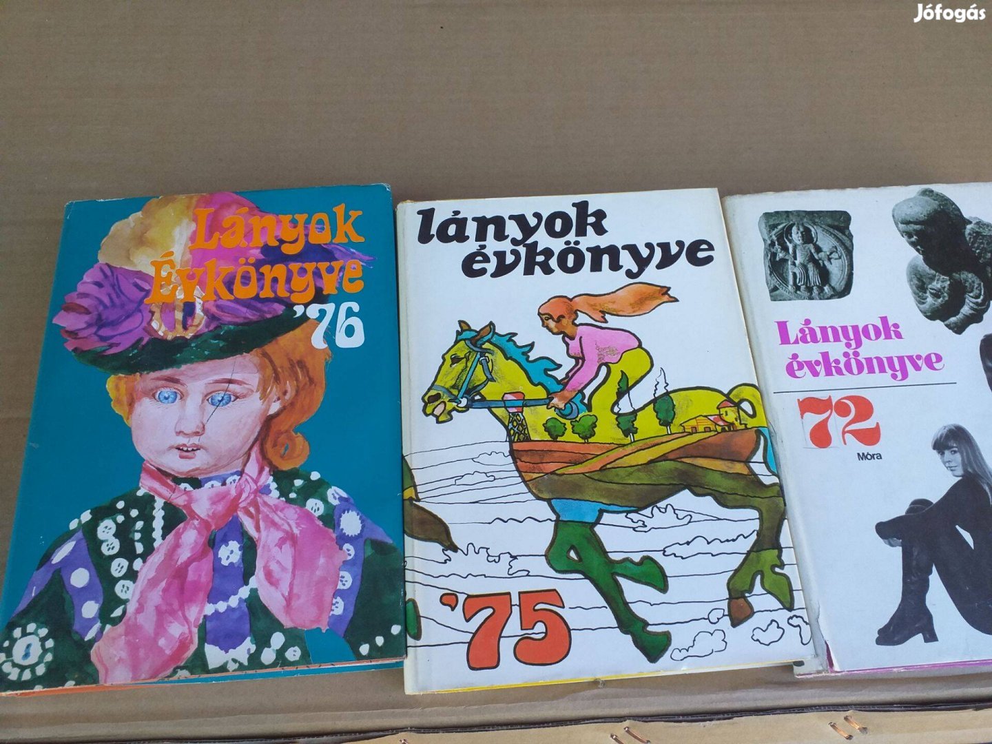 Lányok évkönyve 1970/1972/1975/1976-os évek, eladók