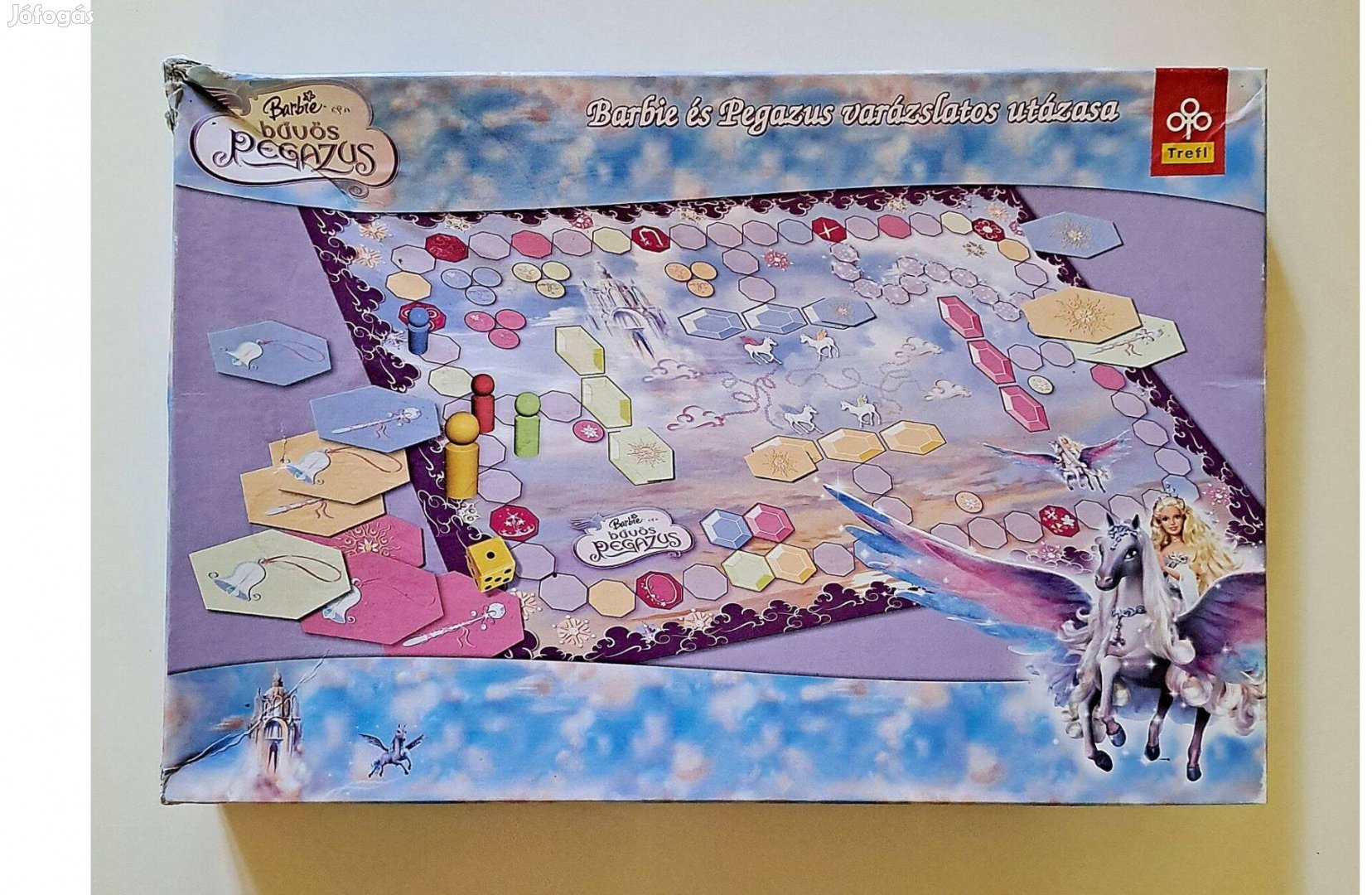 Lányos hercegnős Barbie társasjáték Barbie és a Bűvös