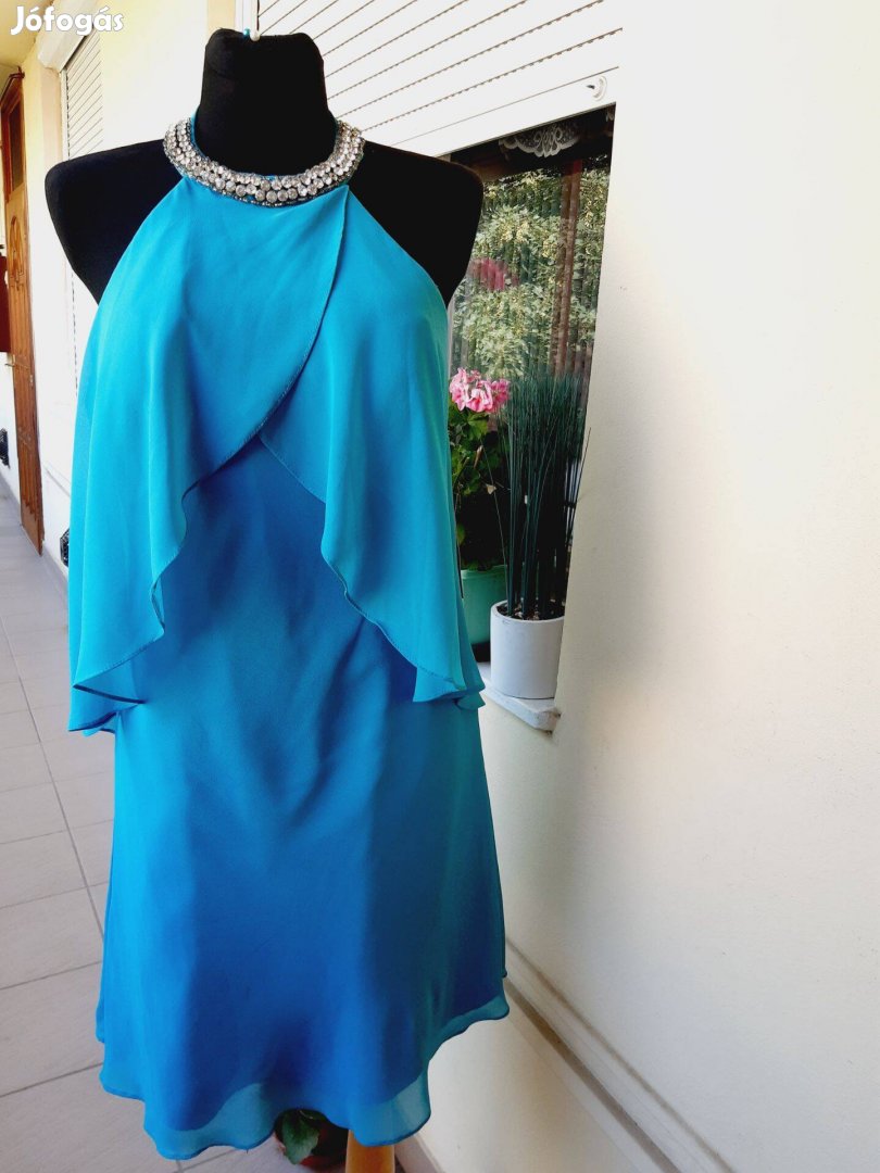 Laona új cimkés,L-es gyönyörű kék alkalmi női ruha