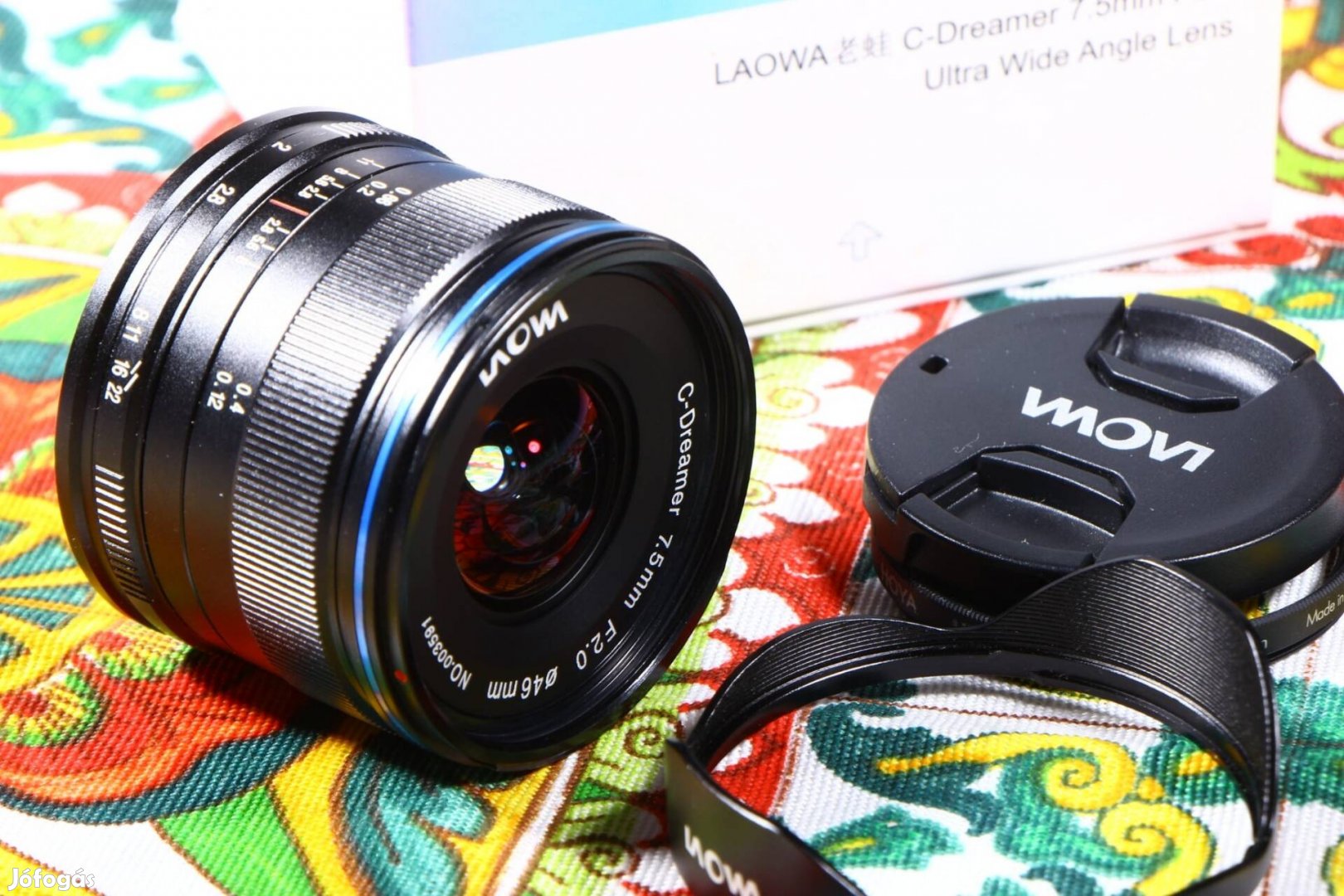 Laowa f2 7.5mm C-Dreamer m4/3 objektív 