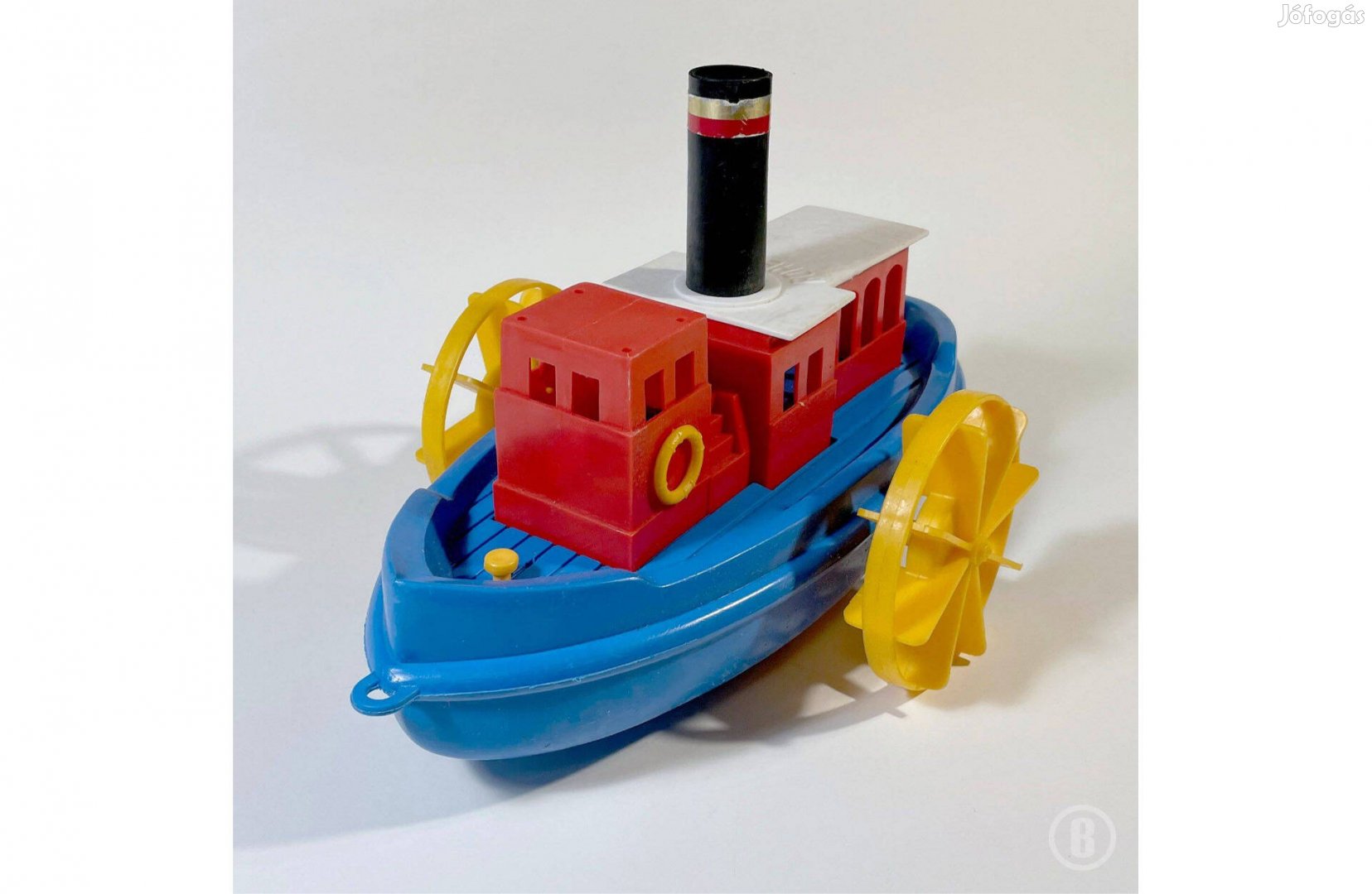 Lapátkerekes hajó, huzogatós játék, 33x21x19 cm - Csak