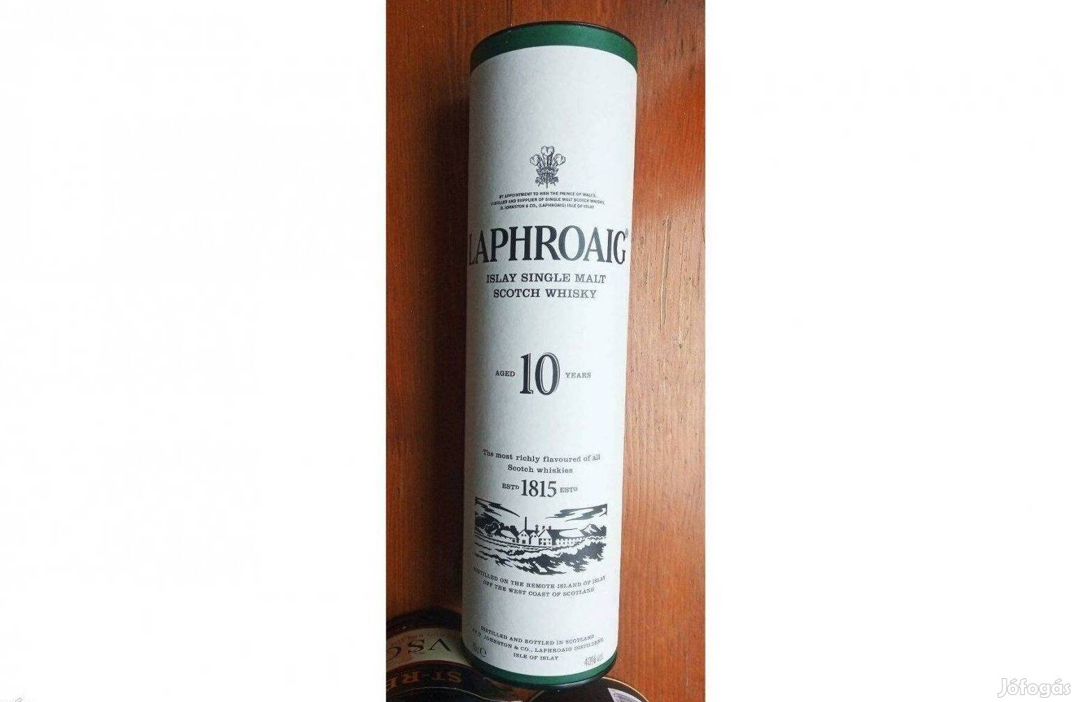 Laphroaig skót whisky díszdoboz. Debrecenben személyesen átvehető