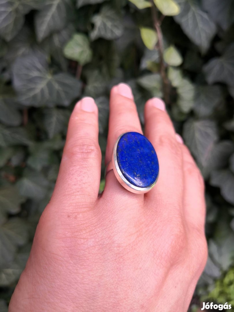 Lápisz lazuli ezüst gyűrű 