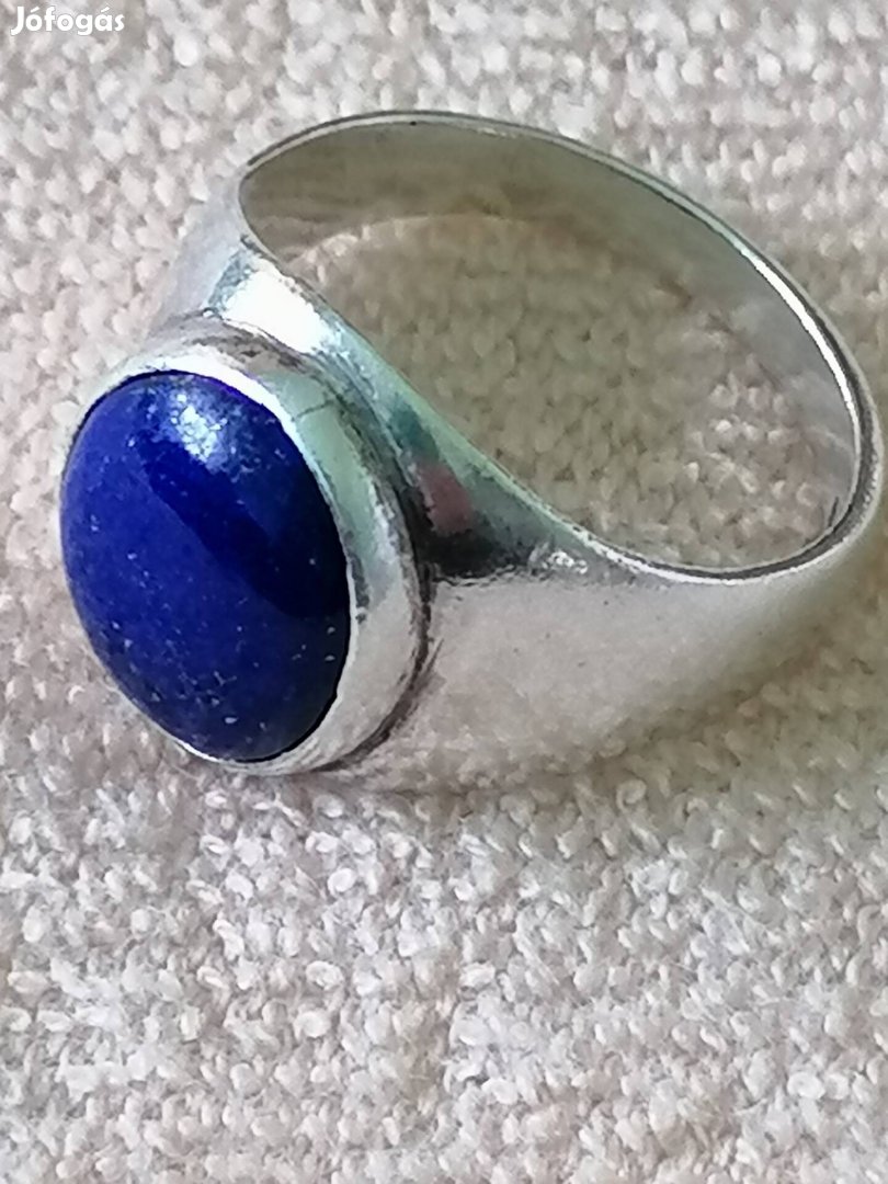 Lápisz lazuli köves ezüst gyűrű 